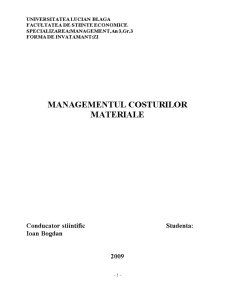 Managementul Costurilor Materiale - Pagina 2