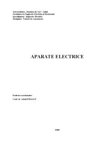 Aparate electrice - Pagina 1