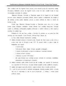 Fundamentarea și Finanțarea Cheltuielilor Bugetare la Liceul Teoretic Nicolae Iorga Botoșani - Pagina 5