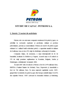 Proiect Management Strategic - SC Petrom SA - Pagina 1