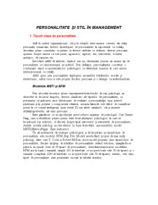 Analiza privind Personalitatea și Stilurile de Management - Pagina 2