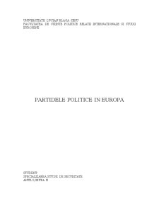 Partidele Politice - Pagina 1