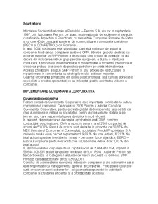 Studiu de Caz - Guvernanta Corporativa in Romania - SNP Petrom - Pagina 3