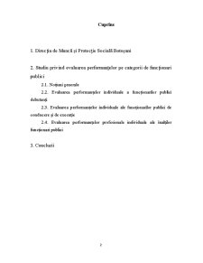 Studiu Privind Evaluarea Performanțelor pe Categorii de Funcționari Publici - Pagina 1
