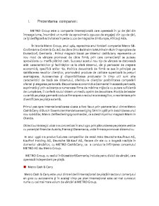 Analiza gradului de internaționalizare a companiei Metro Group - Pagina 2