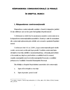 Răspunderea contravențională și penală în dreptul mediului - Pagina 1