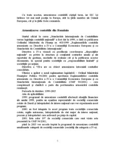 Armonizarea Contabilității Românești cu Directivele Europene - Pagina 5