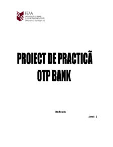 Proiect de practică OTP Bank - Pagina 1