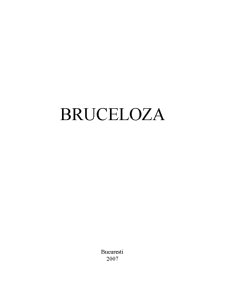 Bruceloză ca zoonoză - Pagina 1