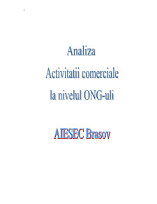 Analiza activității comerciale la nivelul ONG - AIESEC Brașov - Pagina 2