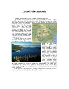 Lacurile din România - Pagina 1
