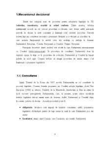 Mecanisme de Decizie în UE - Pagina 5