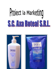 Proiect marketing - SC Axa Roteal SRL - Pagina 1