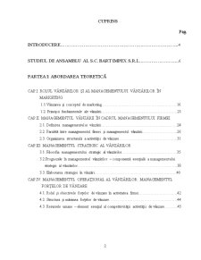 Studiu asupra managementului vânzărilor la SC Bart impex SRL - Pagina 2