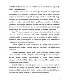 Problemele realizării principiului contradictorialității în procesul penal al Republicii Moldova - Pagina 4