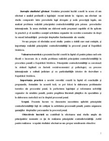 Problemele realizării principiului contradictorialității în procesul penal al Republicii Moldova - Pagina 5