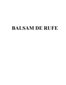 Balsam de Rufe - Pagina 1