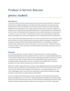 Produse și servicii bancare pentru studenți - Pagina 1