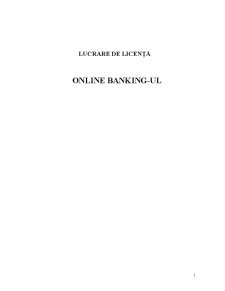 Online Banking-ul - Pagina 1