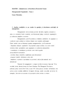 Managementul organizației - Pagina 1