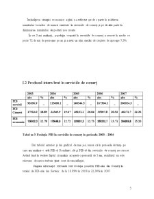 Analiza evoluției serviciilor de comerț în România 2003-2007 - Pagina 5