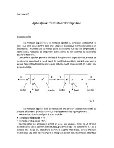 Aplicații ale Tranzistoarelor Bipolare - Pagina 1