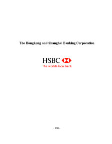 HSBC - The Hongkong and Shanghai Banking Corporation - Pagina 1