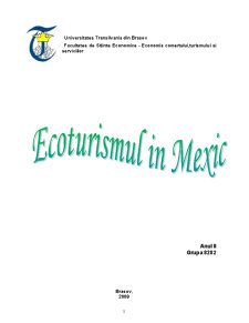 Studiu de Caz - Ecoturismul în Mexic - Pagina 1
