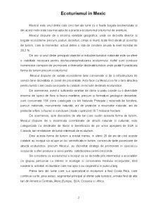 Studiu de Caz - Ecoturismul în Mexic - Pagina 2