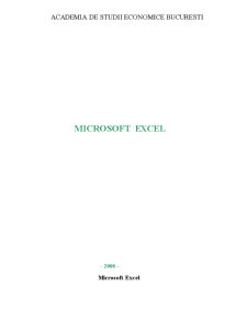 Executarea funcțiilor în Excel - Pagina 1