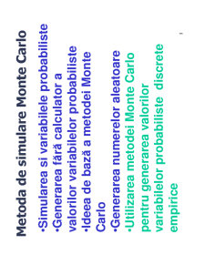 Simularea unor Probleme Decizionale cu Metoda Monte Carlo - Pagina 42