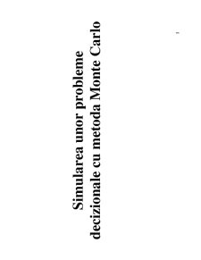Simularea unor Probleme Decizionale cu Metoda Monte Carlo - Pagina 160