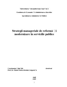 Strategii Manageriale de Reformă și Modernizare în Serviciile Publice - Pagina 2