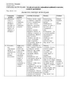 Modele Proiecte pe Unitati de Invatare - Pagina 1