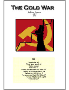 The Cold War - Pagina 1