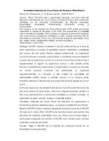 Raport de practică - Crucea Roșie din Brașov - Pagina 1