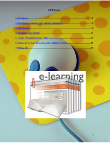 E-learning și sisteme de învățare la distanță - Pagina 2