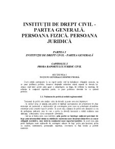 Instituții de Drept Civil - Pagina 1