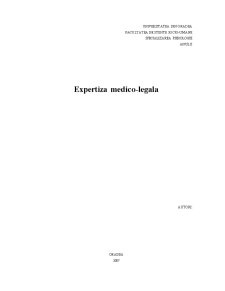 Expertiză medico-legală - Pagina 1