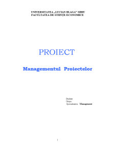 Managementul proiectelor - construirea unei case din lemn - Pagina 1