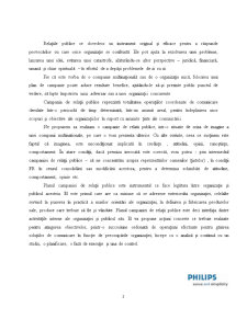 Campanie de relații publice în situație de criză - Philips România - Pagina 3