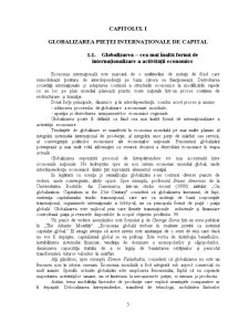 Impactul globalizării și regionalizării asupra piețelor de capital din România - Pagina 3