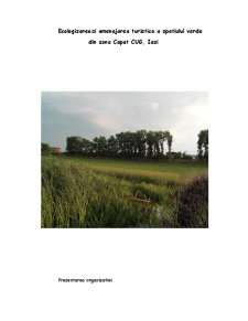 Ecologizarea si Amenajarea Turistica a Spatiului Verde din Zona Capat CUG, Iasi - Pagina 1