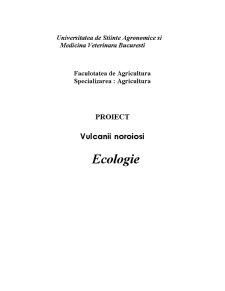Vulcanii Noroioși - ecologie - Pagina 1
