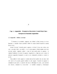 Piata Asigurarilor in Uniunea Europeana - Disciplina Integrare Financiar-Monetar Europeana - Pagina 3