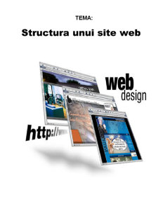 Structura unui site web - Pagina 1