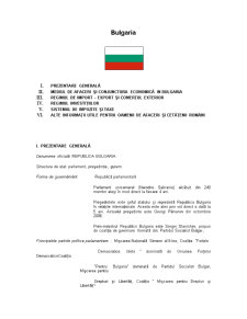Raport macroeconomic al Bulgariei - Pagina 1