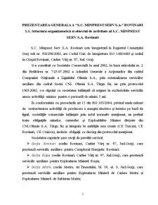 Studiu Privind Contabilitatea Drepturilor de Personal la SC Minprest Serv SA Rovinari - Pagina 1