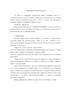 Diagnosticarea societății SC Zahărul Românesc SA - Pagina 1