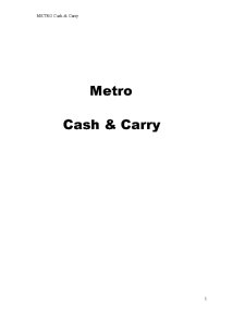 Metro Cash and Carry - Pagina 1